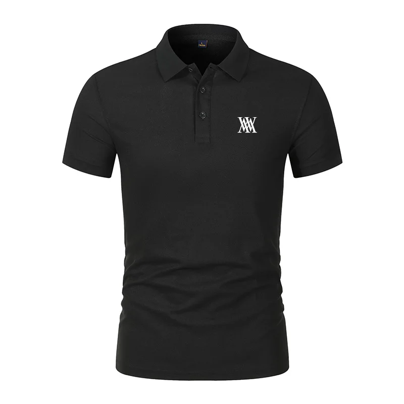 Men's Golf T-shirt Business Ca - Shirt Camp Collar 评论和价格