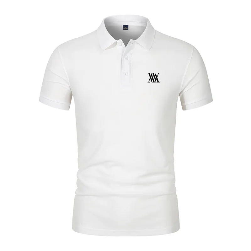Men's Golf T-shirt Business Ca - Shirt Camp Collar 评论和价格