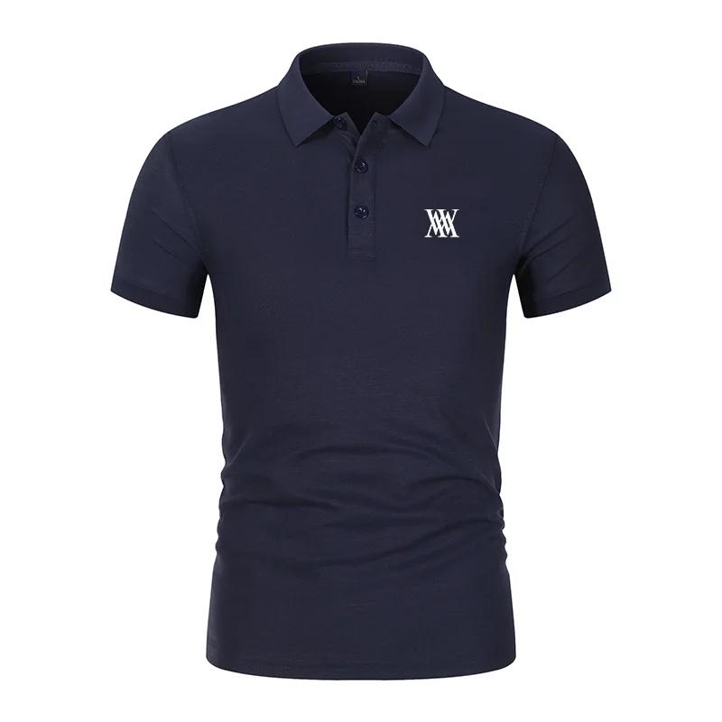 Men's Golf T-shirt Business Ca - Shirt Camp Collar 评论和价格