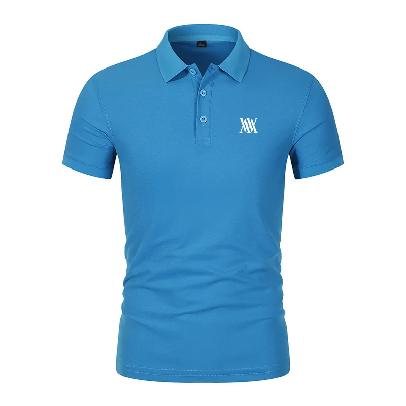 Men's Golf T-shirt Business Ca - Shirt Camp Collar 评论和价格