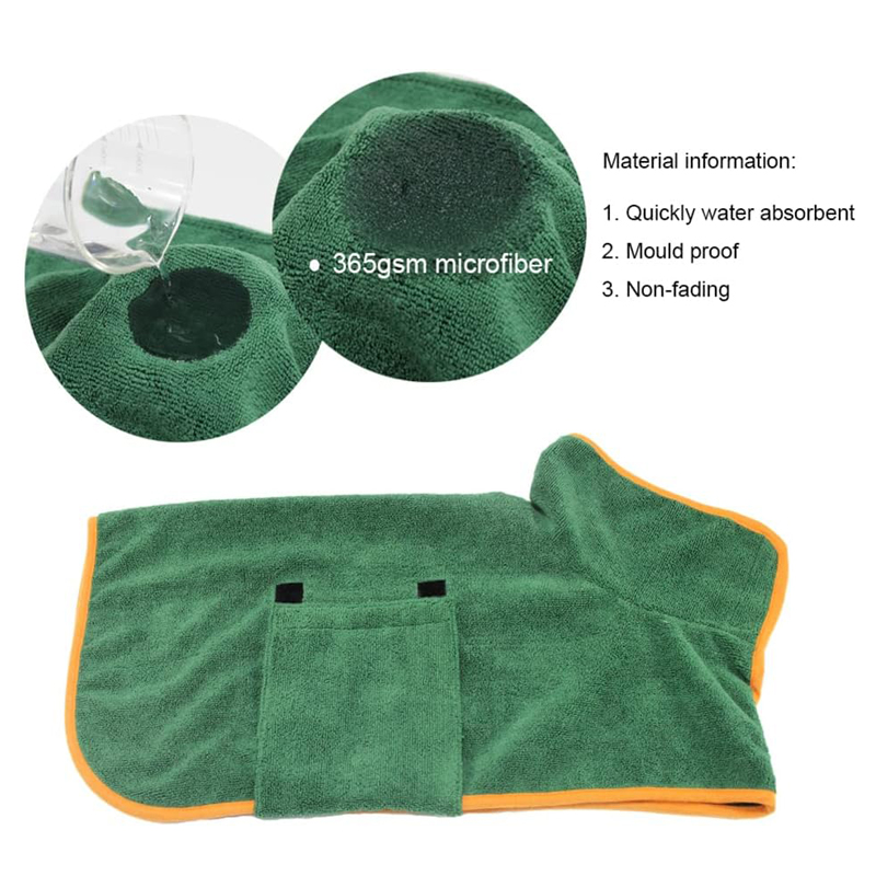 Dog Bathrobe Towel Pet Drying  - Beach Towel Large 评论和价格