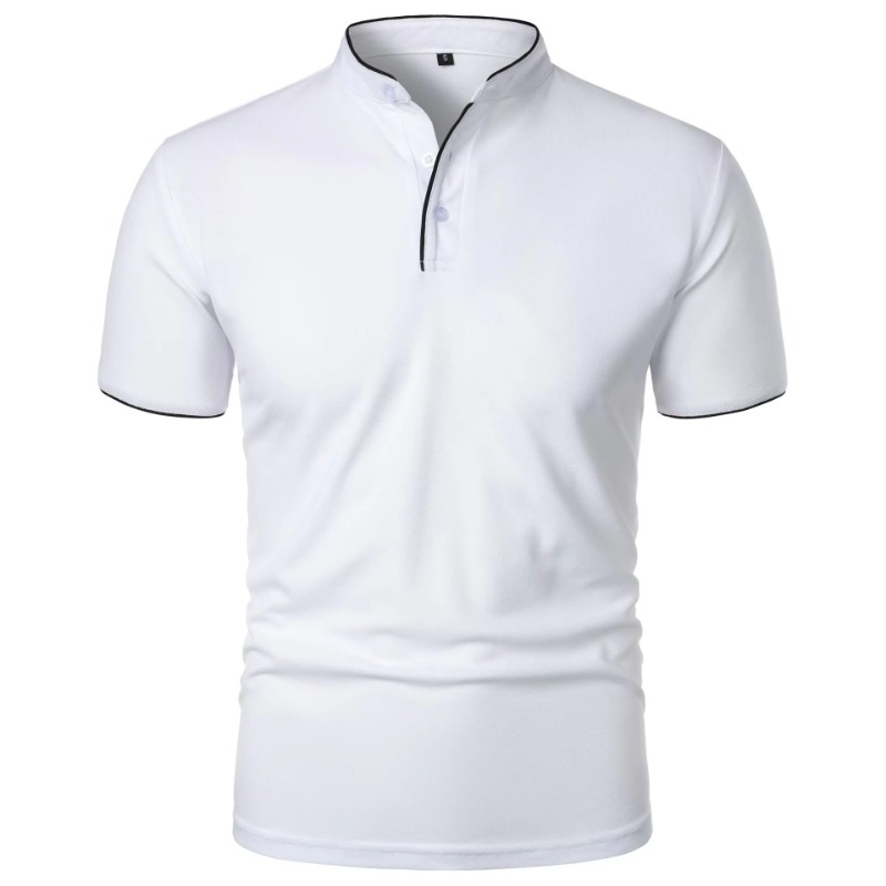 New Men's Short Sleeve Collar  - Polo Shirt Pique 评论和价格