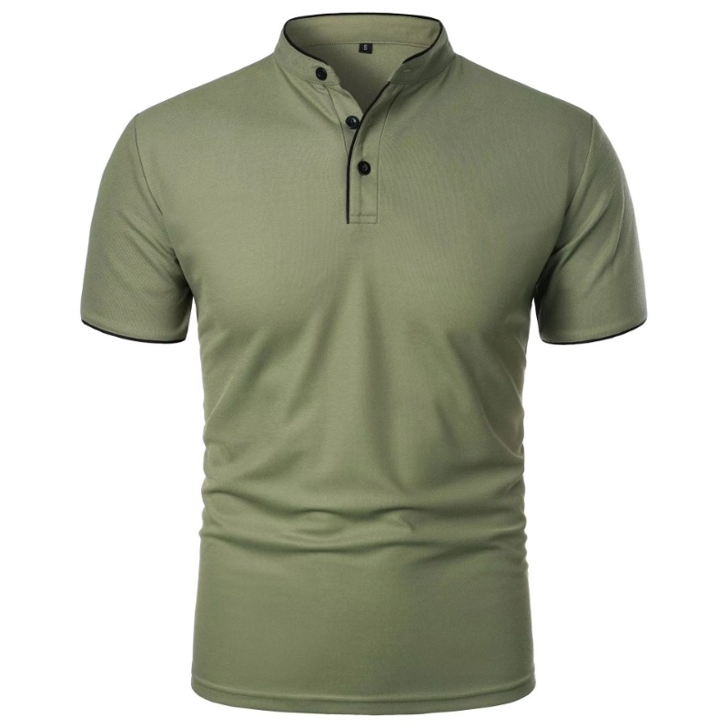 New Men's Short Sleeve Collar  - Polo Shirt Pique 评论和价格