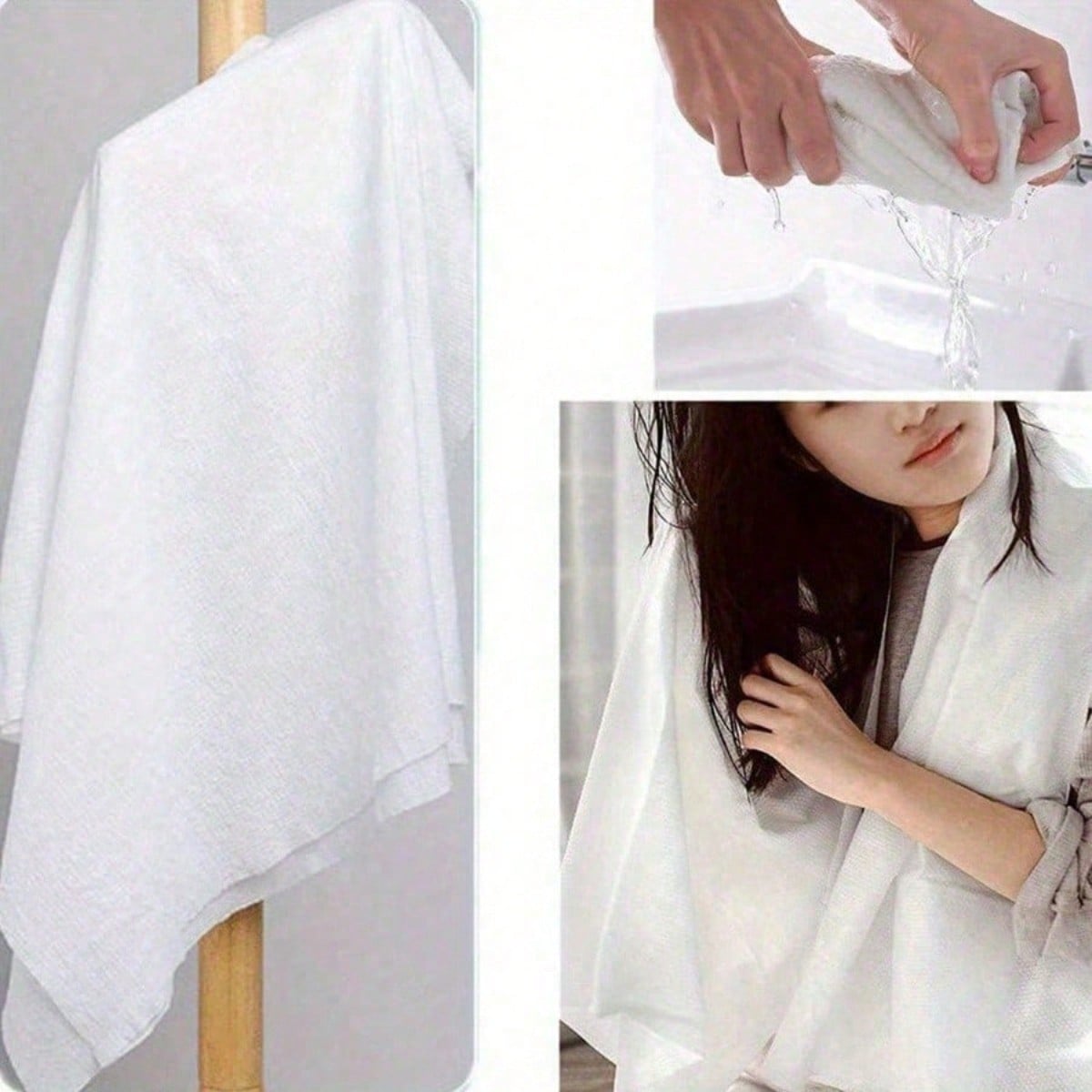 1pc  Large Compressed Towel Di - Beach Towel Large 评论和价格