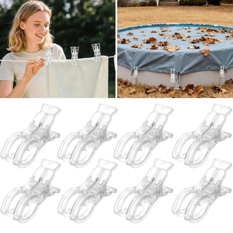 10PCS Clear Large Clothespins  - Beach Towel Large 评论和价格