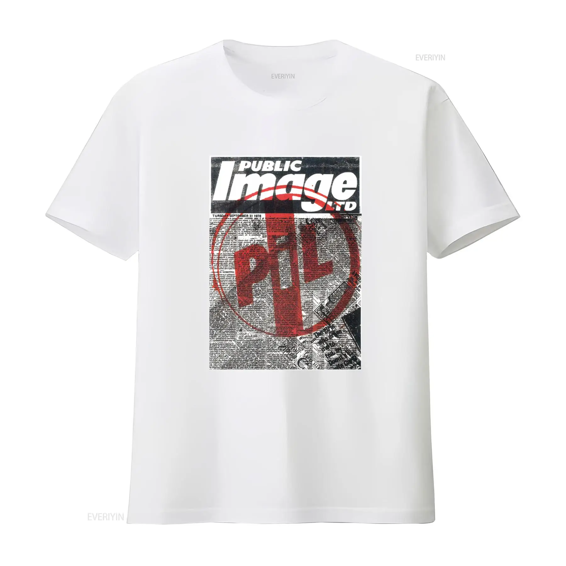 Pil Public Image Ltd Vintage N - Tee Graphic Print 评论和价格